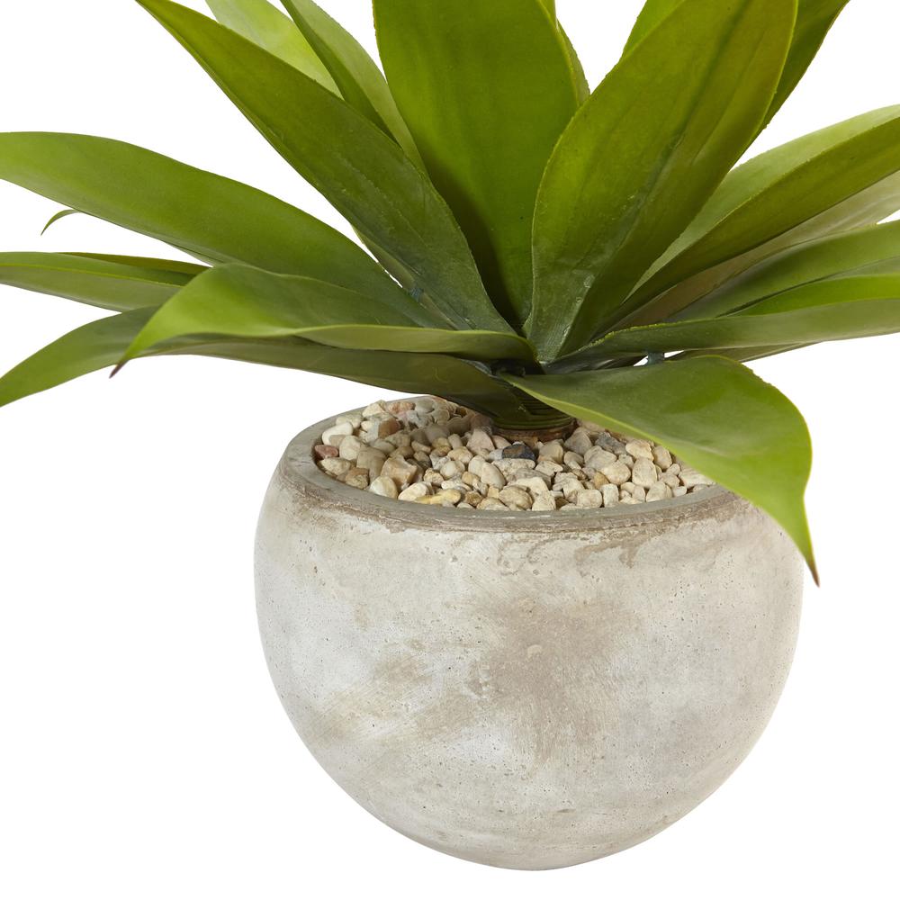 24in. Agave Artificial Plant in Sand Colored Bowl