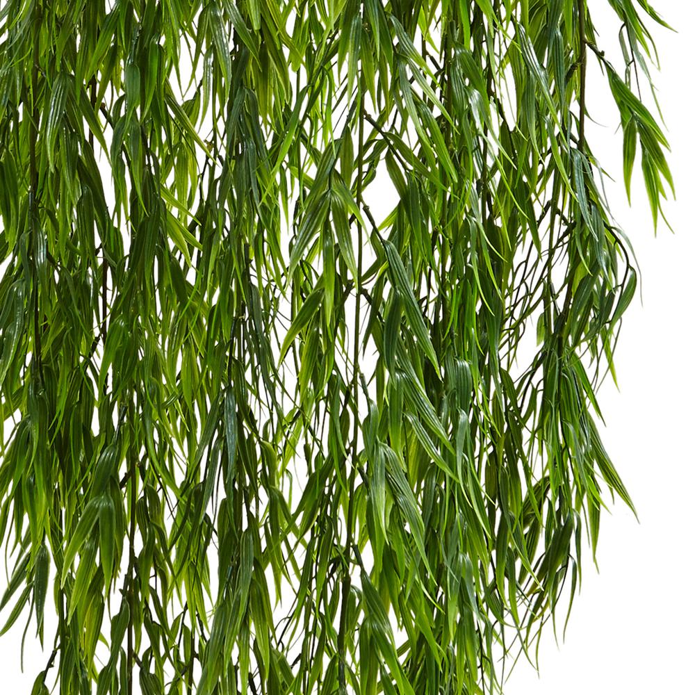Mini Bamboo Artificial Plant Hanging Basket