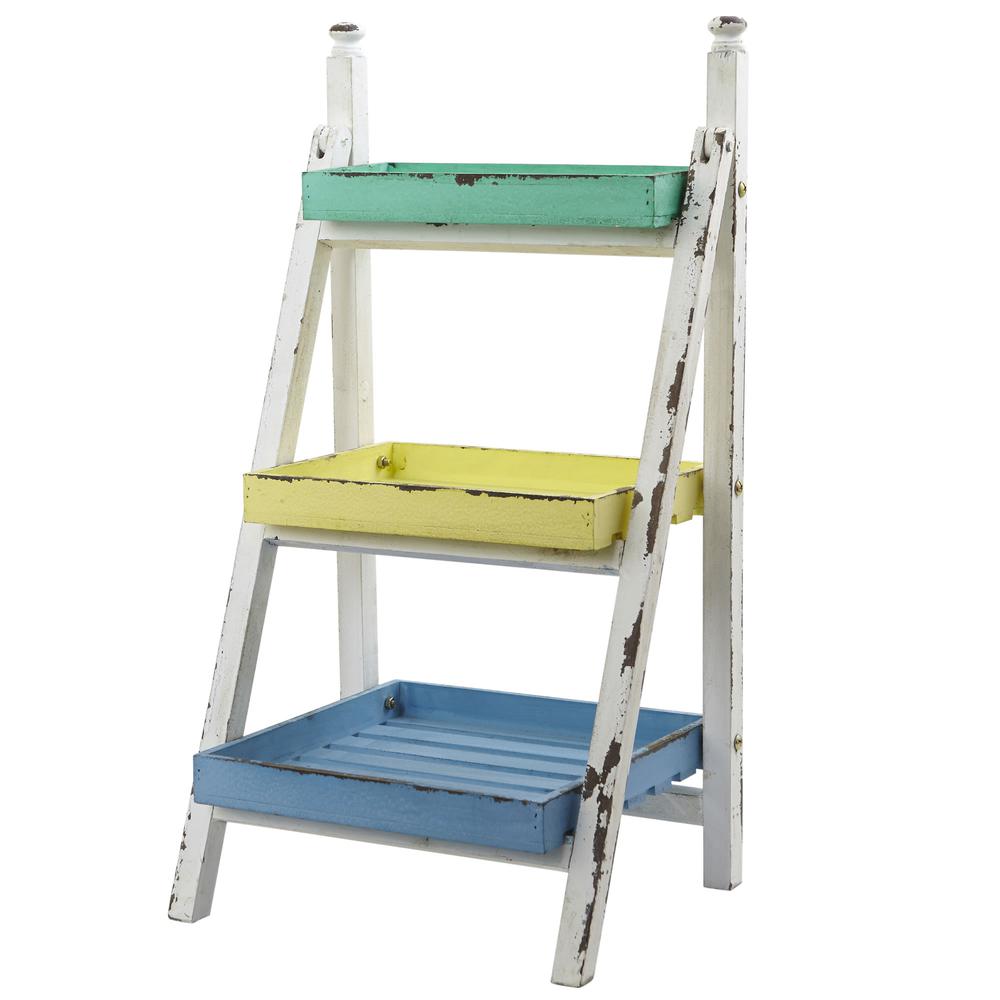26.5in. Farmhouse Decorative Plant Display Stand
