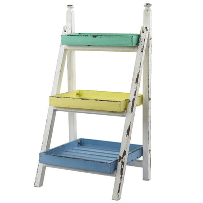 26.5in. Farmhouse Decorative Plant Display Stand