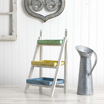 26.5in. Farmhouse Decorative Plant Display Stand