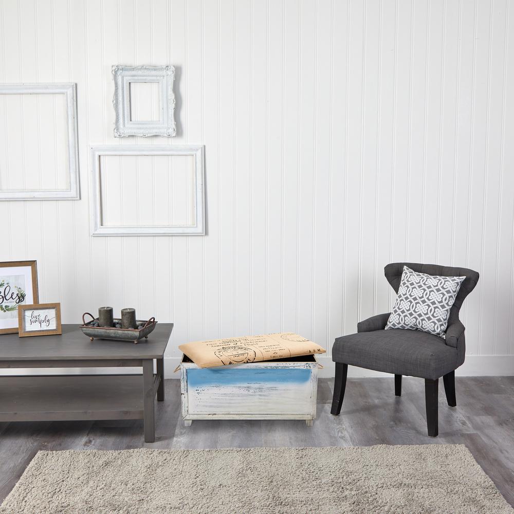 Ocean Breeze Storage Boxes, Bench and Seating Set (Set of 3)