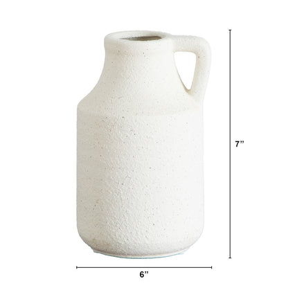 7in. Textured Handmade Vase