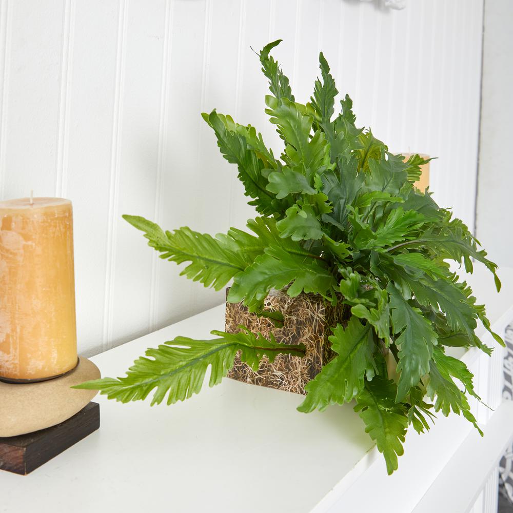 26in. Fern Artificial Ledge Plant