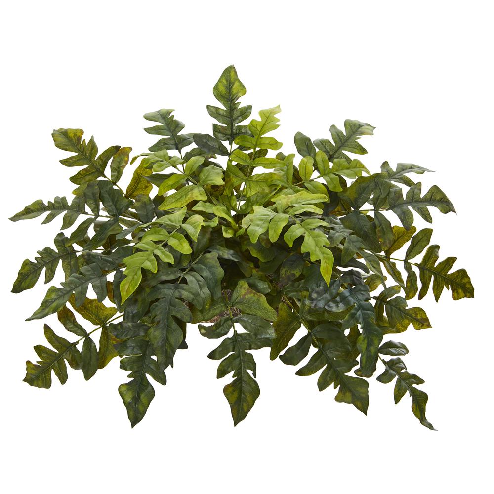 32in. Holly Fern Artificial Ledge Plant