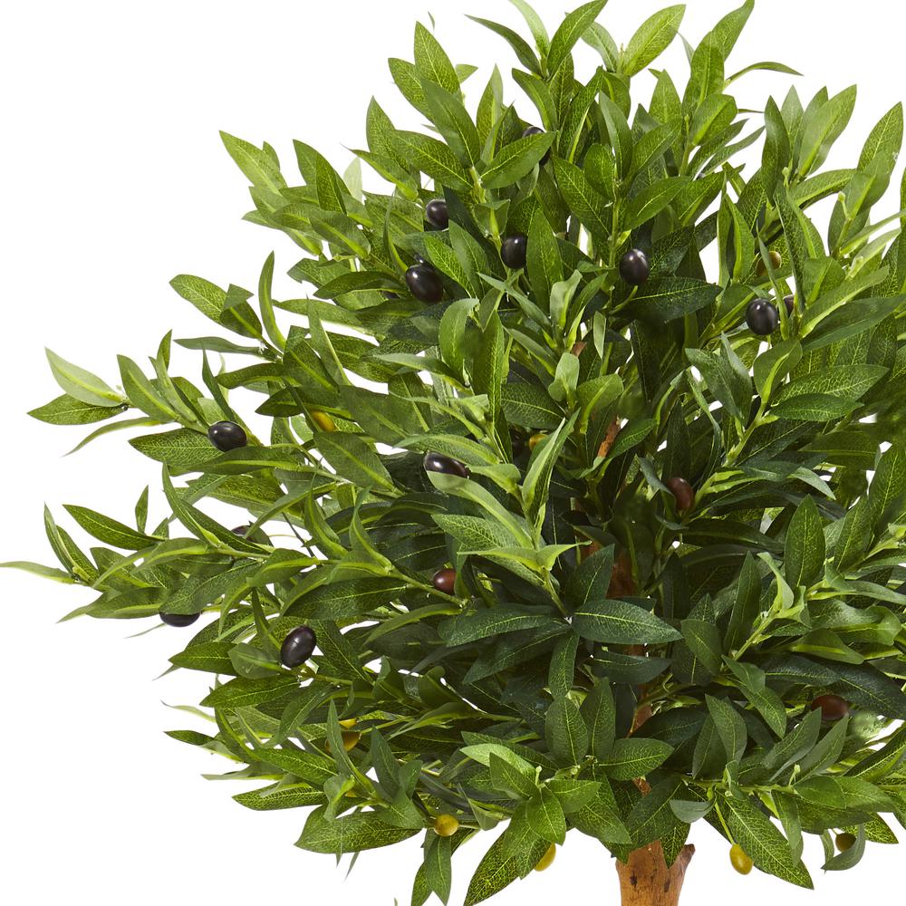 34in. Olive Topiary Artificial Tree UV Resistant (Indoor/Outdoor)