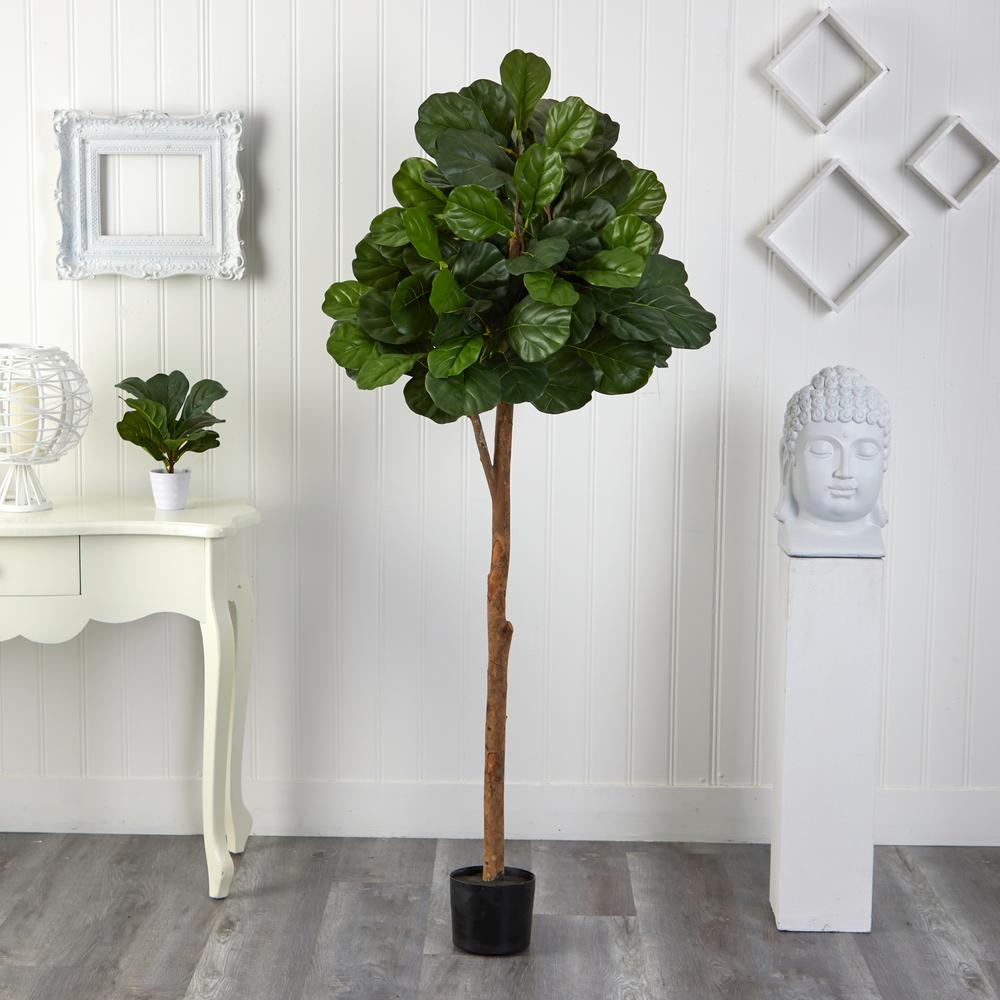 6ft Fiddle leaf fig Artificial Tree Green