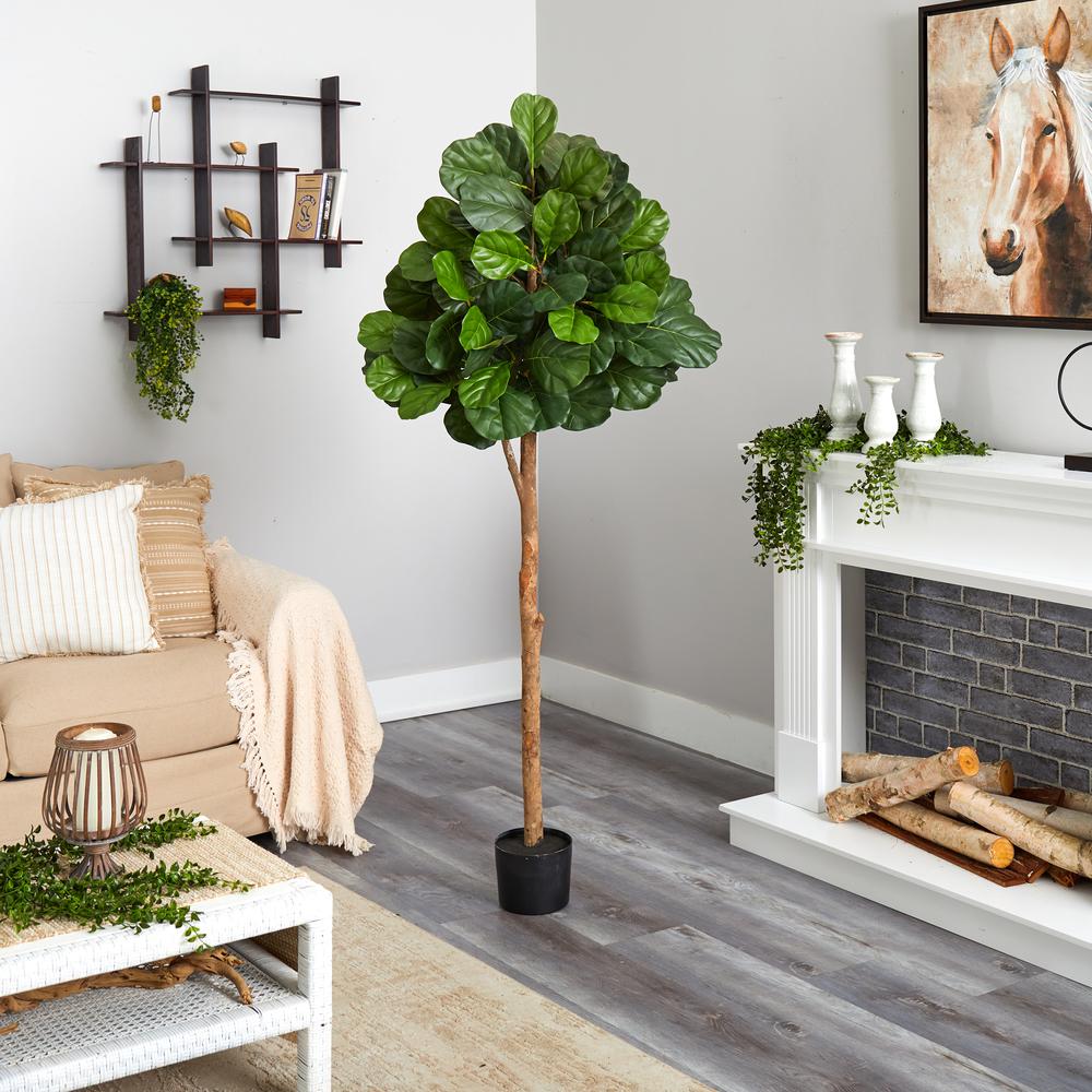 6ft Fiddle leaf fig Artificial Tree Green