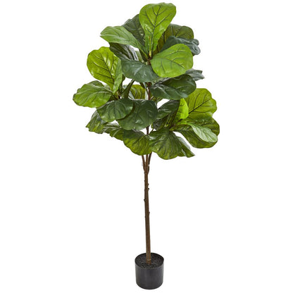 54in. Fiddle Leaf Artificial Tree (Real Touch)