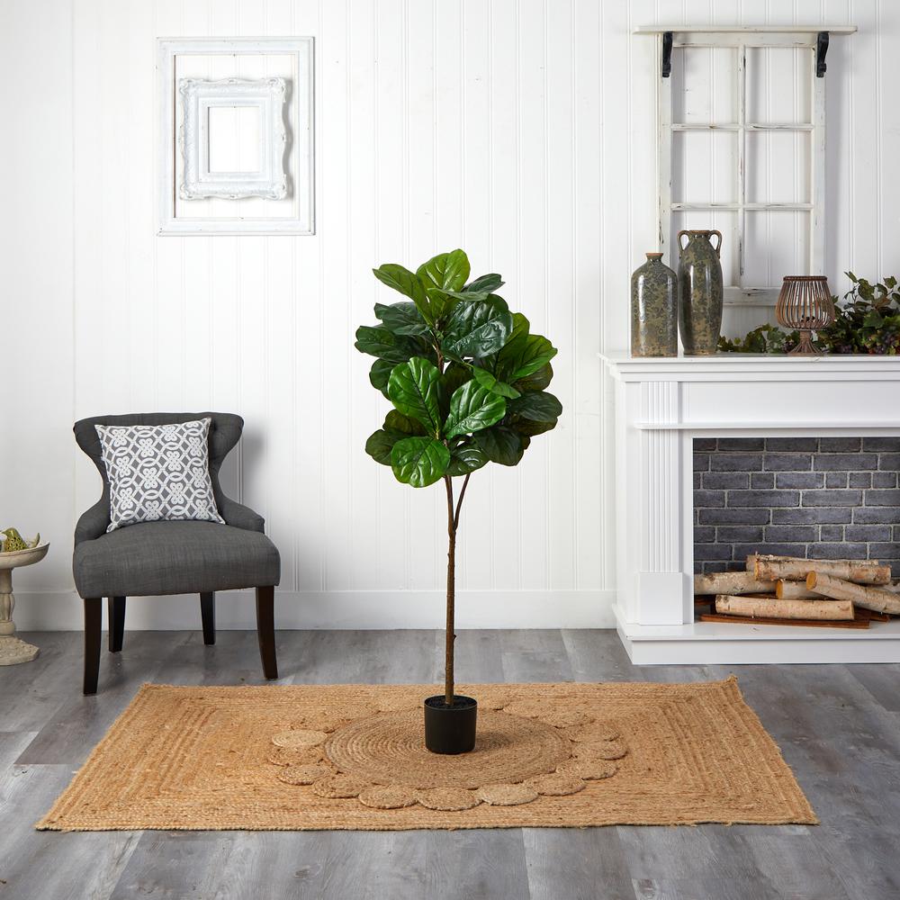 54in. Fiddle Leaf Artificial Tree (Real Touch)