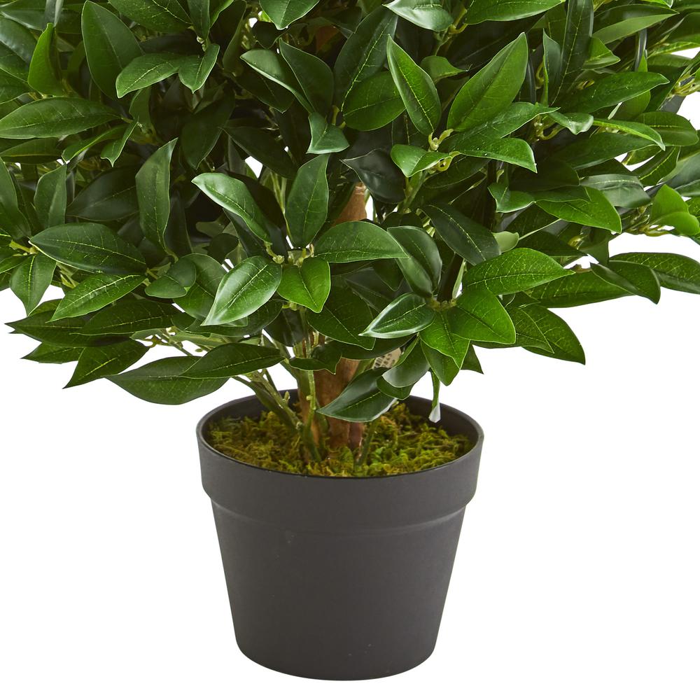 3ft. Bay Leaf Artificial Topiary Tree UV Resistant (Indoor/Outdoor)