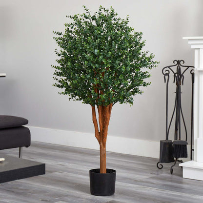 4ft. Eucalyptus Artificial Tree UV Resistant (Indoor/Outdoor)