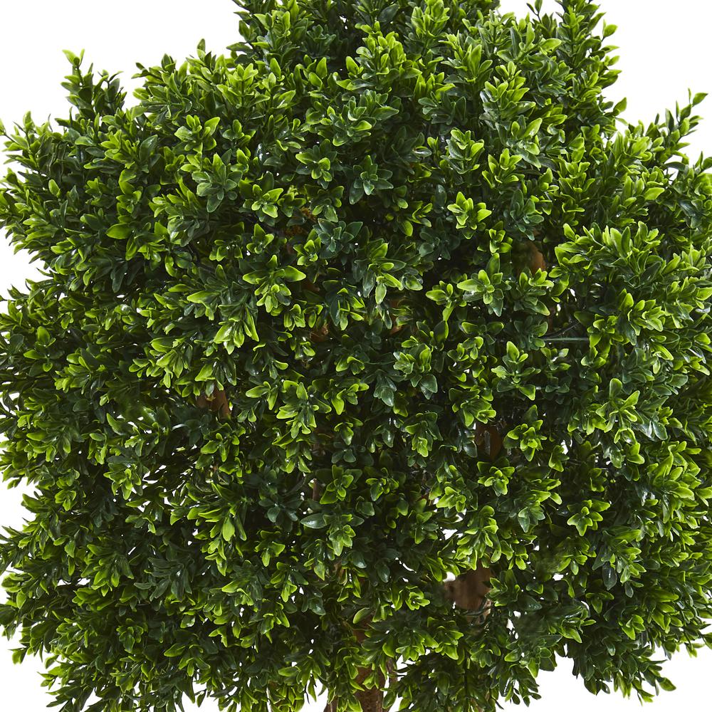 46in. Boxwood Artificial Topiary Tree UV Resistant (Indoor/Outdoor)