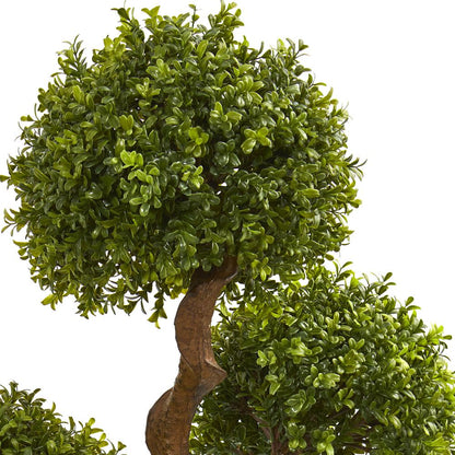 3.5ft. Four Ball Boxwood Artificial Topiary Tree