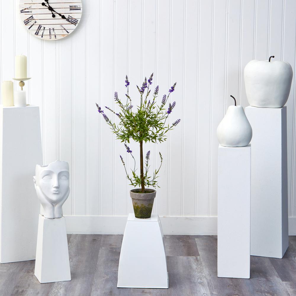 34in. Lavender Single Ball Topiary Artificial Tree