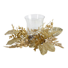 10in. Golden Artificial Christmas Candelabrum