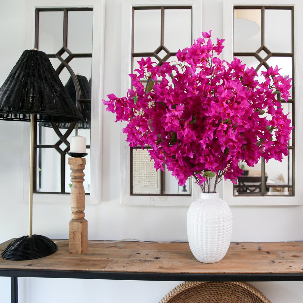 40in. Artificial Purple Bougainvillea Arrangement with Vase