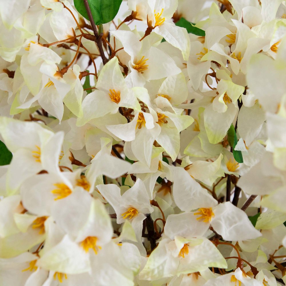 30in. Artificial Bougainvillea Arrangement in Glass Vase