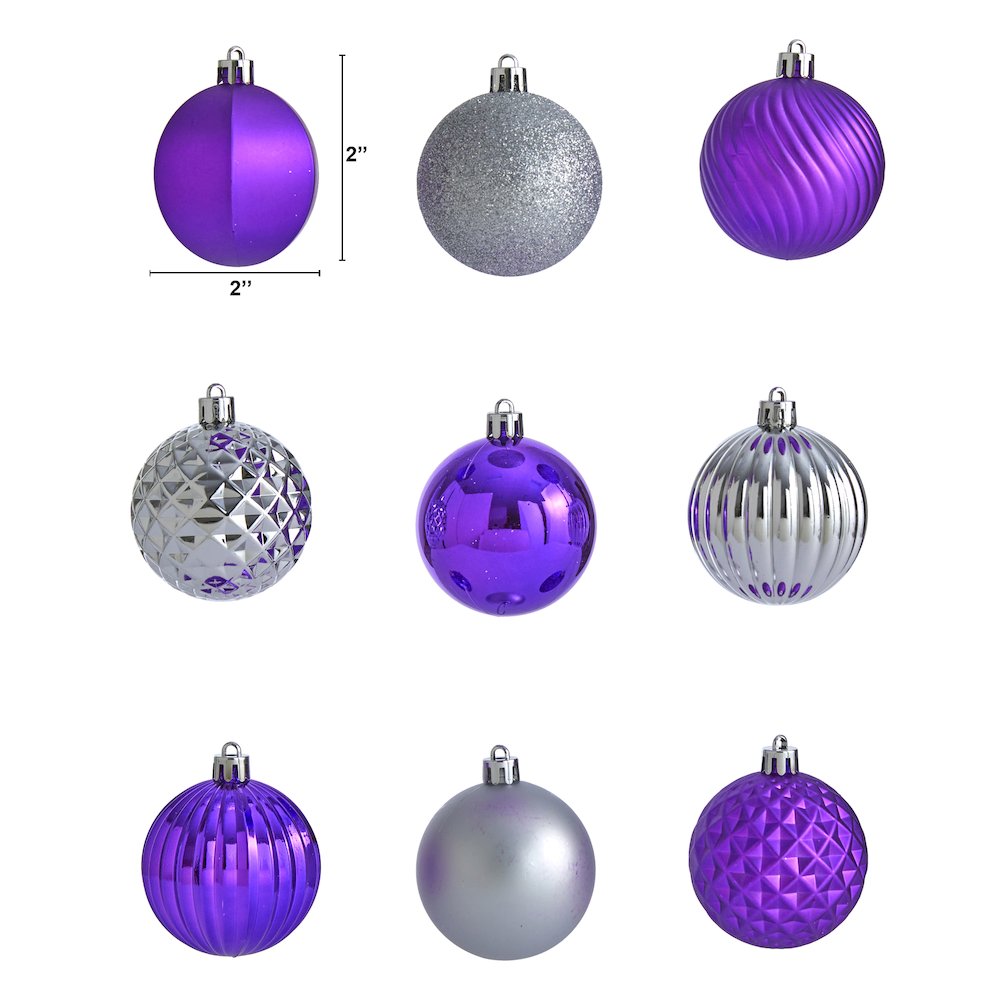 Holiday Shatterproof, 101 Count Christmas Tree Ornament Set