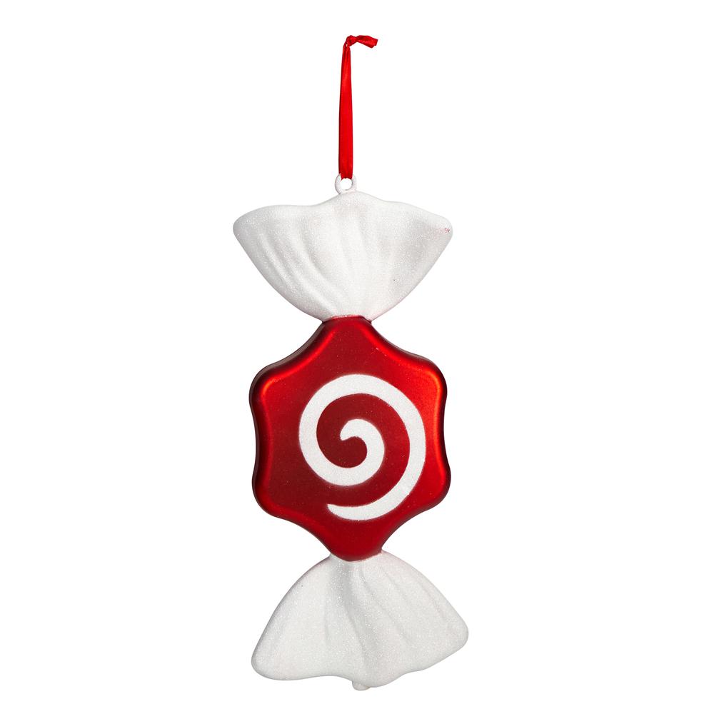 Jumbo Assorted Candy Holiday Christmas Deluxe Shatterproof Ornament Set of 4