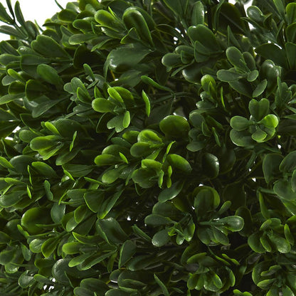 10in. Boxwood Topiary Artificial Plant UV Resistant (Indoor/Outdoor)