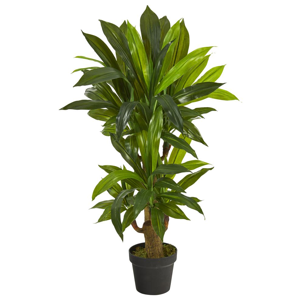 3ft. Corn Stalk Dracaena Artificial Plant (Real Touch)