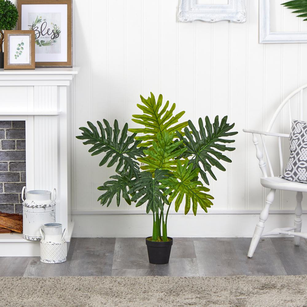 3ft. Philodendron Artificial Plant (Real Touch)