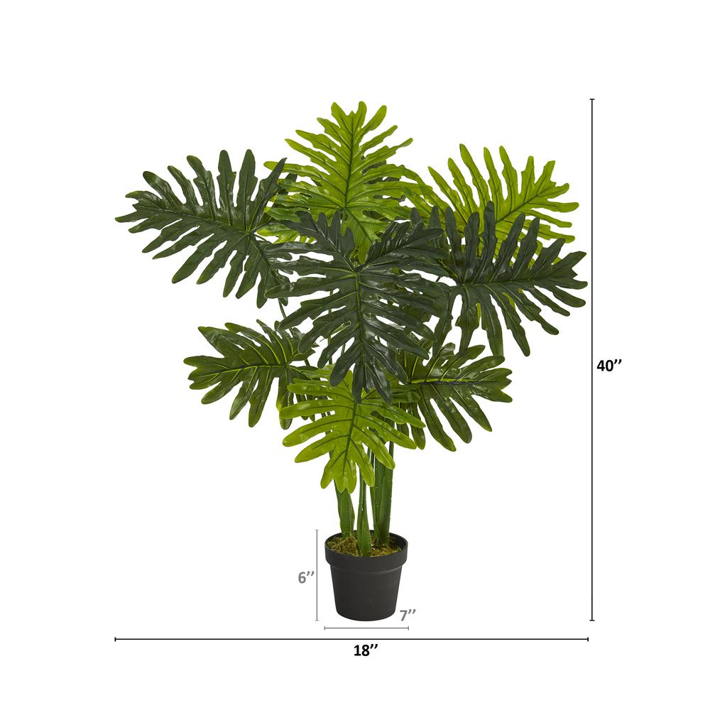 40in. Philodendron Artificial Plant (Real Touch)