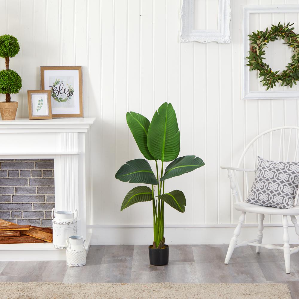 45in. Travelers Palm Artificial Plant (Real Touch)