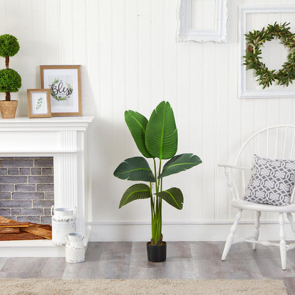 45in. Travelers Palm Artificial Plant (Real Touch)