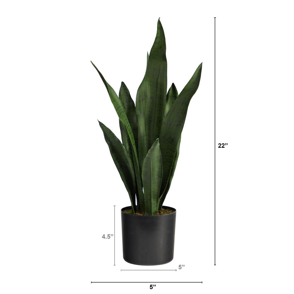 22in. Sansevieria Artificial Plant