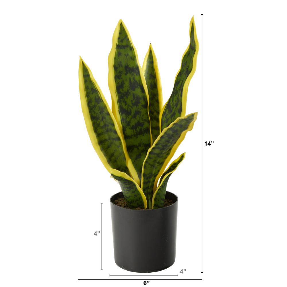 14in. Sansevieria Artificial Plant
