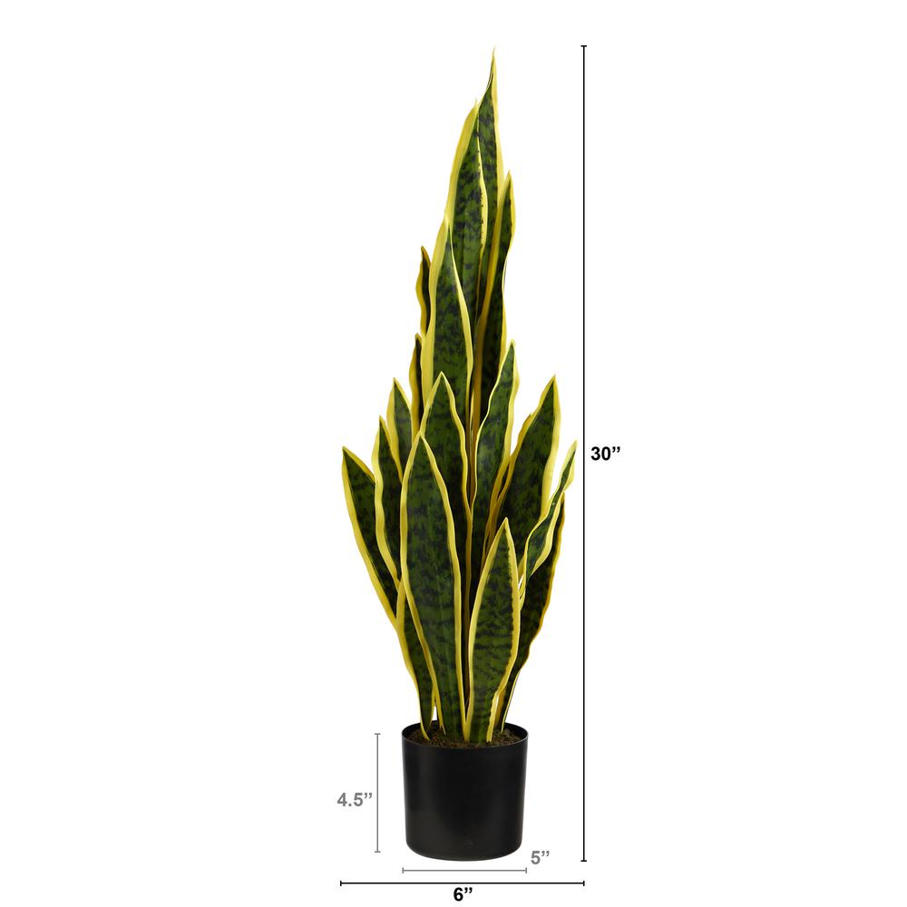 30in. Sansevieria Artificial Plant