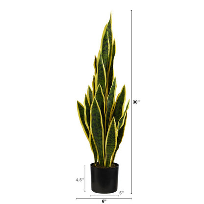 30in. Sansevieria Artificial Plant