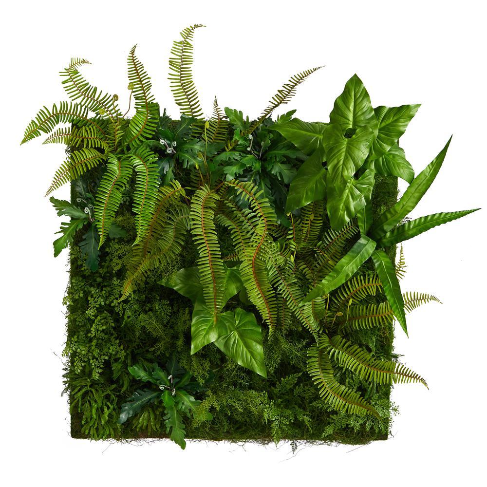 40in. x 40in. Forest Artificial Living Wall