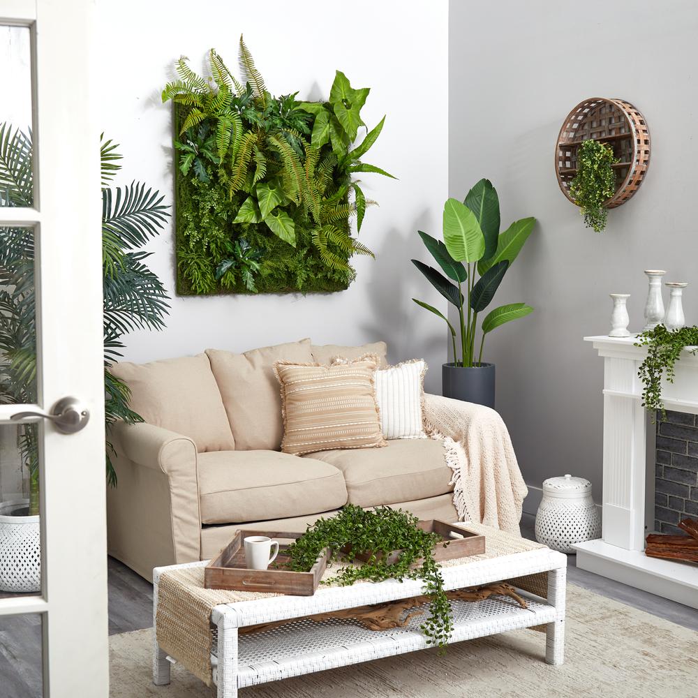 40in. x 40in. Forest Artificial Living Wall