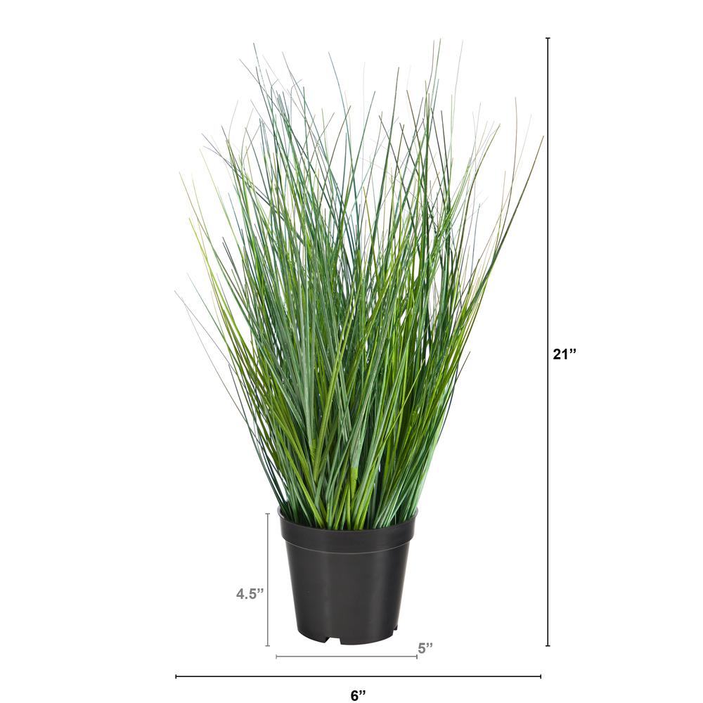 21in. Onion Grass Artificial Plant