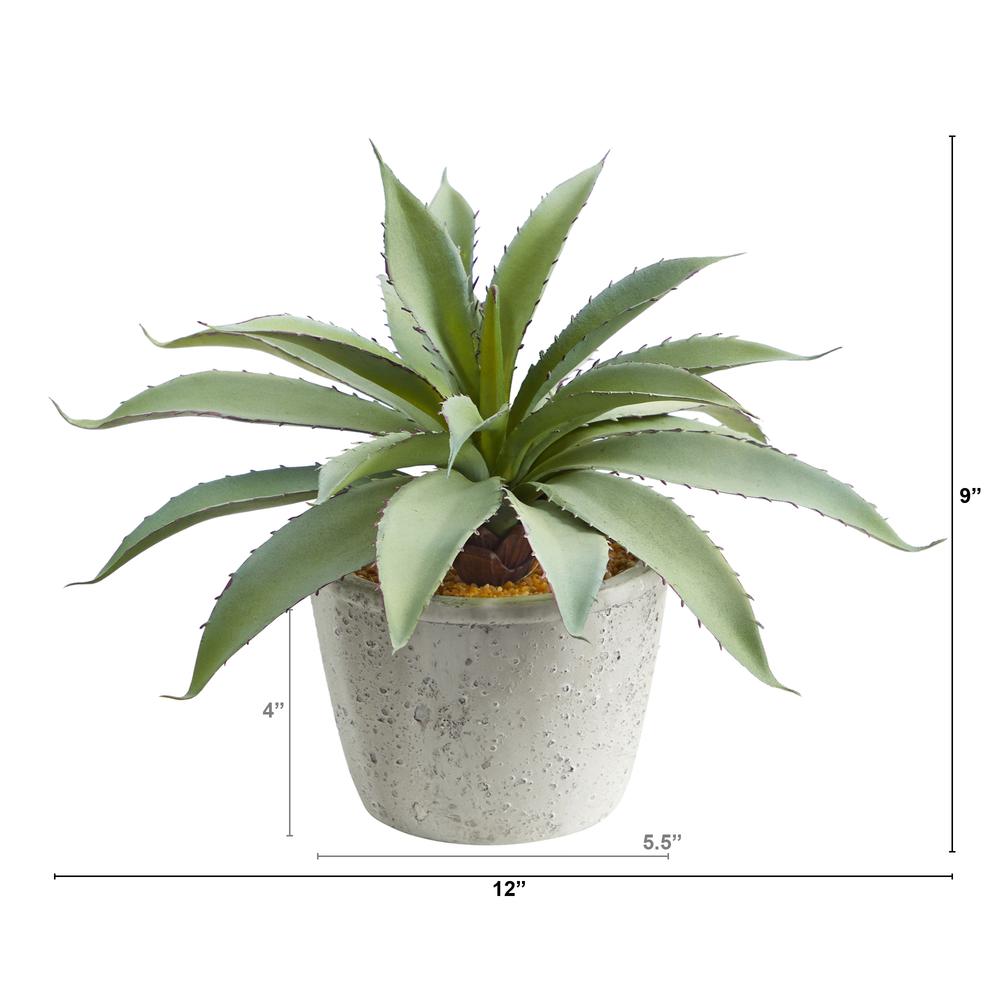 9in. Aloe Succulent Artificial Plant
