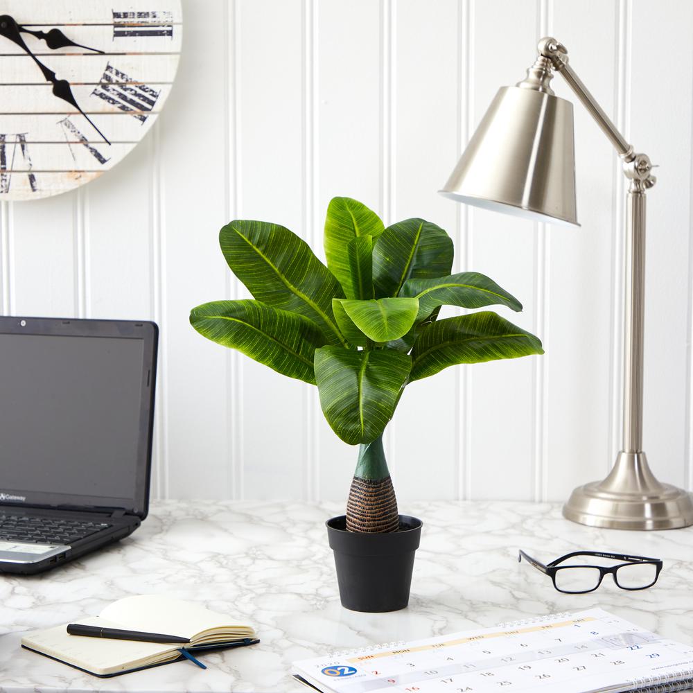 16in. Mini Banana Artificial Plant