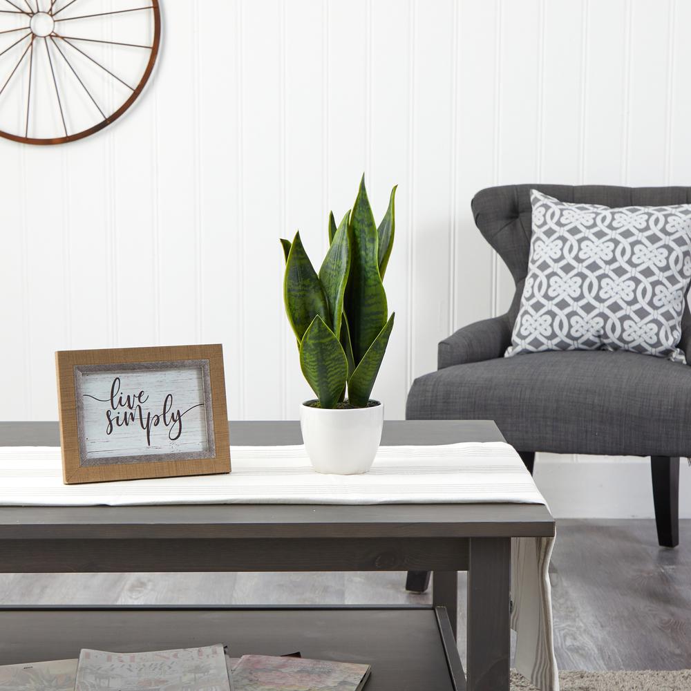 16in. Sansevieria Artificial Plant