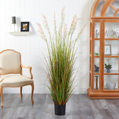 5.5ft. Plume Grass Artificial Plant