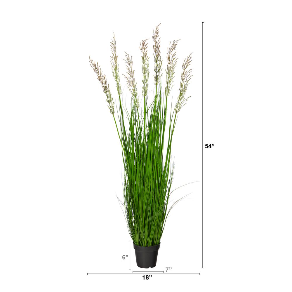 4.5’ Plum Grass Artificial Plant