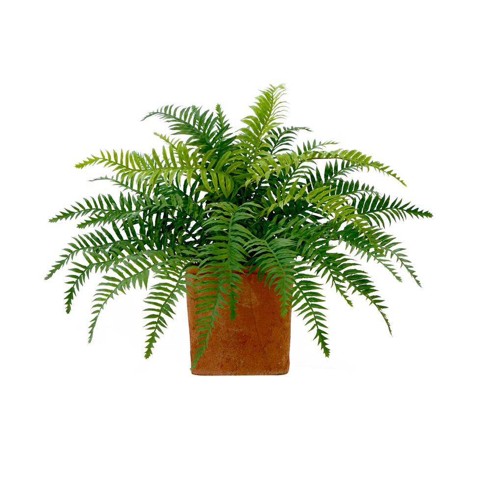 22in. Artificial Fern Plant in Decorative Planter