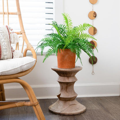 22in. Artificial Fern Plant in Decorative Planter