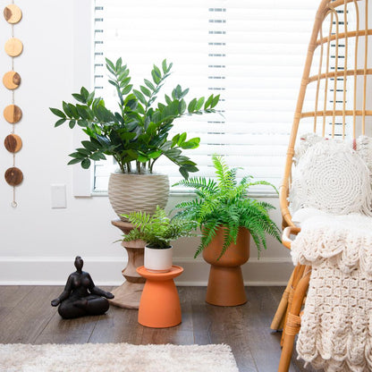 22in. Artificial Fern Plant in Decorative Planter