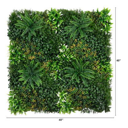 40in. x 40in. UV Resistant Hawaiian Islands Artificial Living Wall Panel