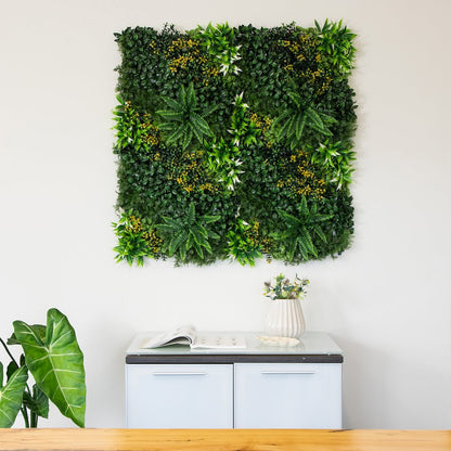 40in. x 40in. UV Resistant Hawaiian Islands Artificial Living Wall Panel