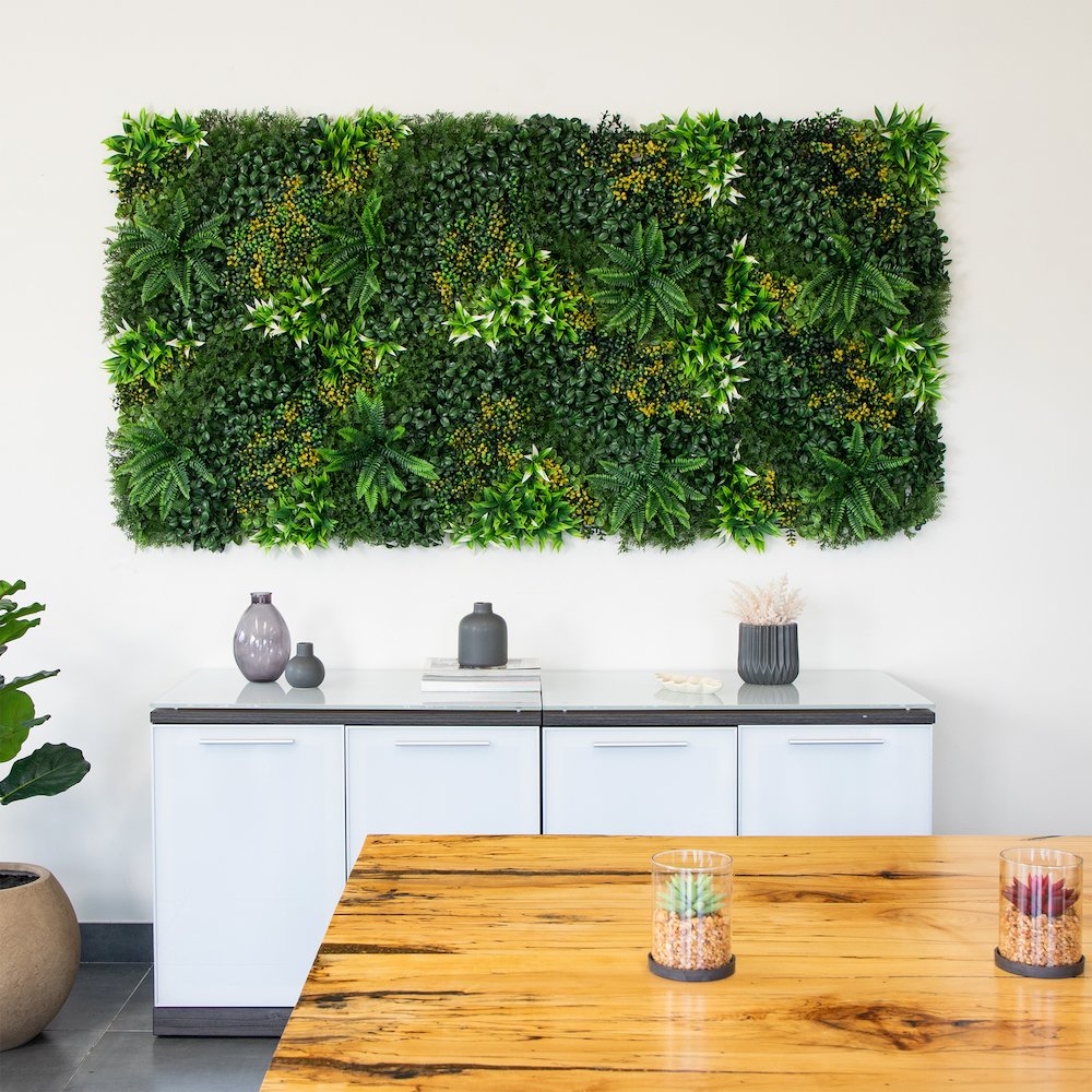 40in. x 40in. UV Resistant Hawaiian Islands Artificial Living Wall Panel