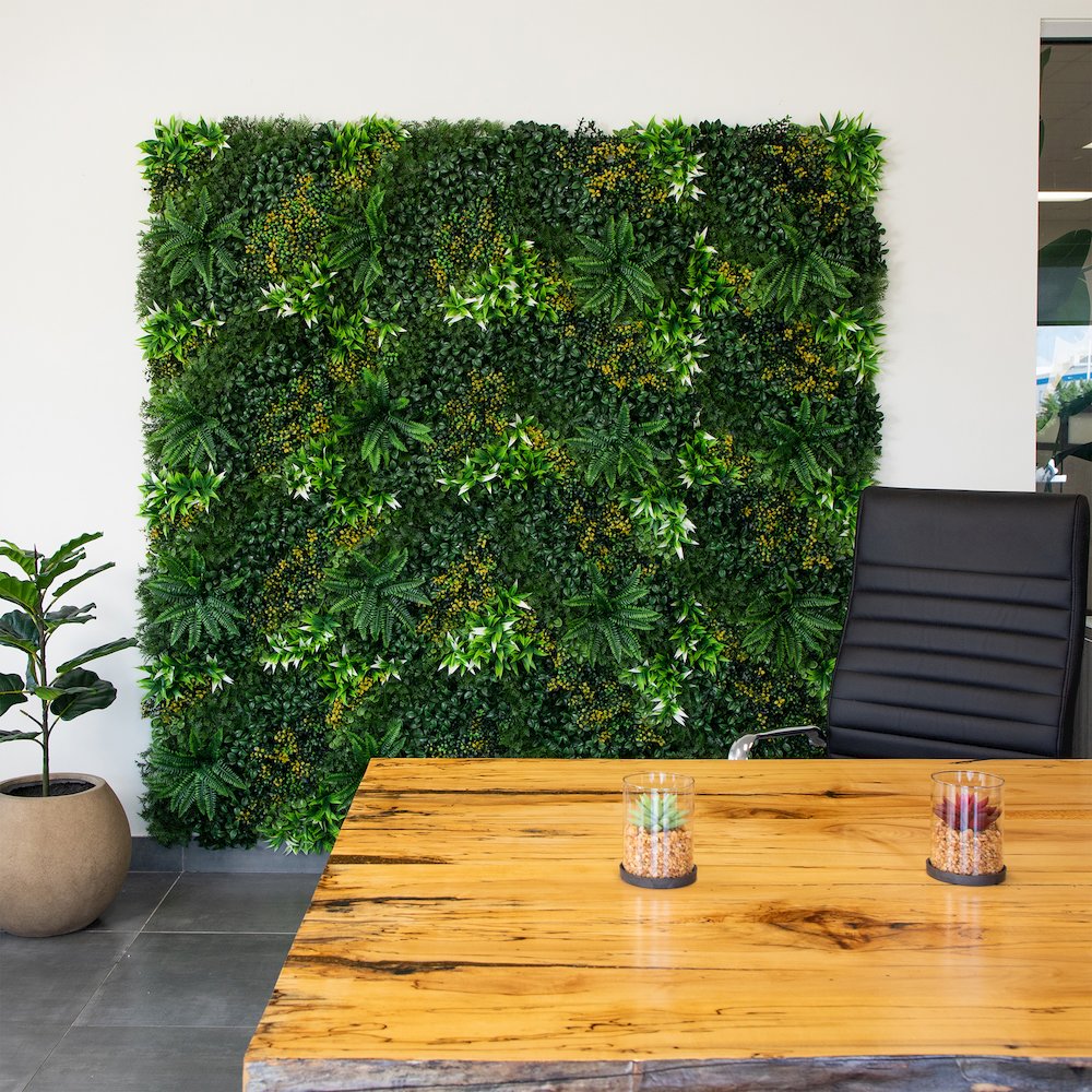 40in. x 40in. UV Resistant Hawaiian Islands Artificial Living Wall Panel