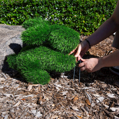 14in. UV Resistant Artificial Grass Garden Plush Topiary Bunny Rabbit